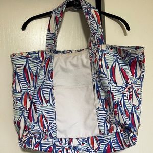 Lilly Pulitzer Sailboat Beach Tote